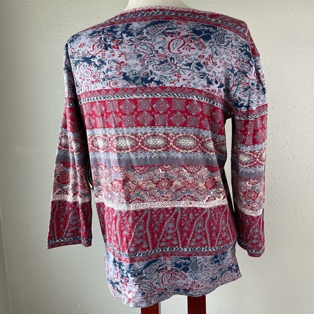 NWT Multiples Boho Style Top Size M - Picture 8 of 10